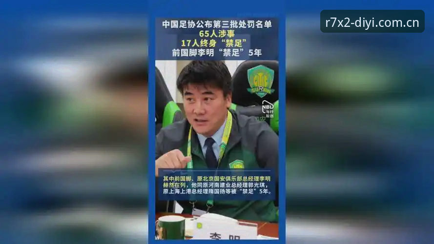 第一娱乐iOS版 足协第三批禁足名单完整解读指南:从第一娱乐视角看中国足球整治风暴